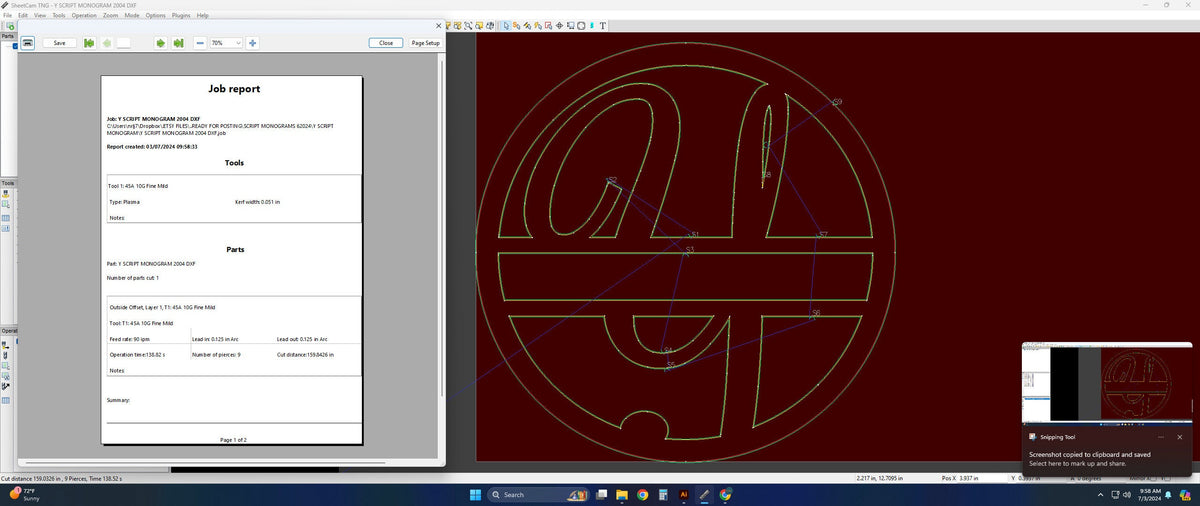 Split Letter Y Script Monogram vector paths in design software (photo 8)