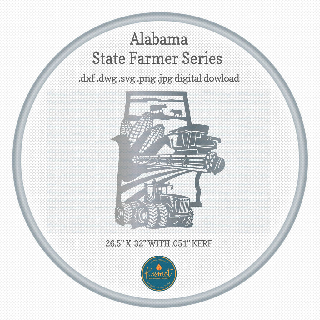 Alabama Farm Signs, Set of 2 DXF/SVG design preview with file details (photo 8)