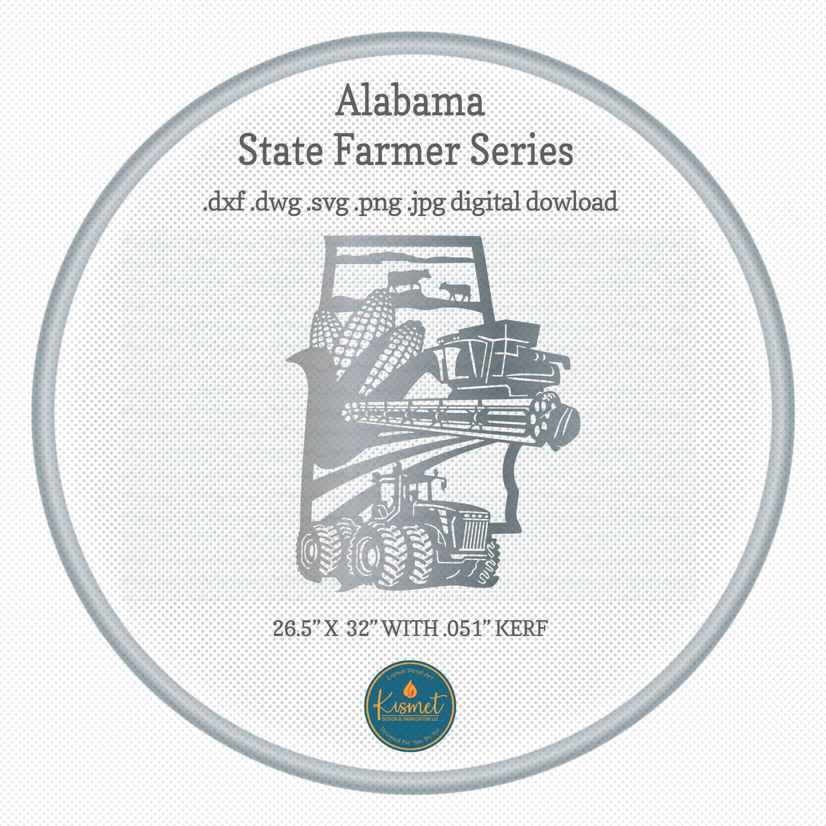 Alabama Farm Signs, Set of 2 DXF/SVG design preview with file details (photo 8)