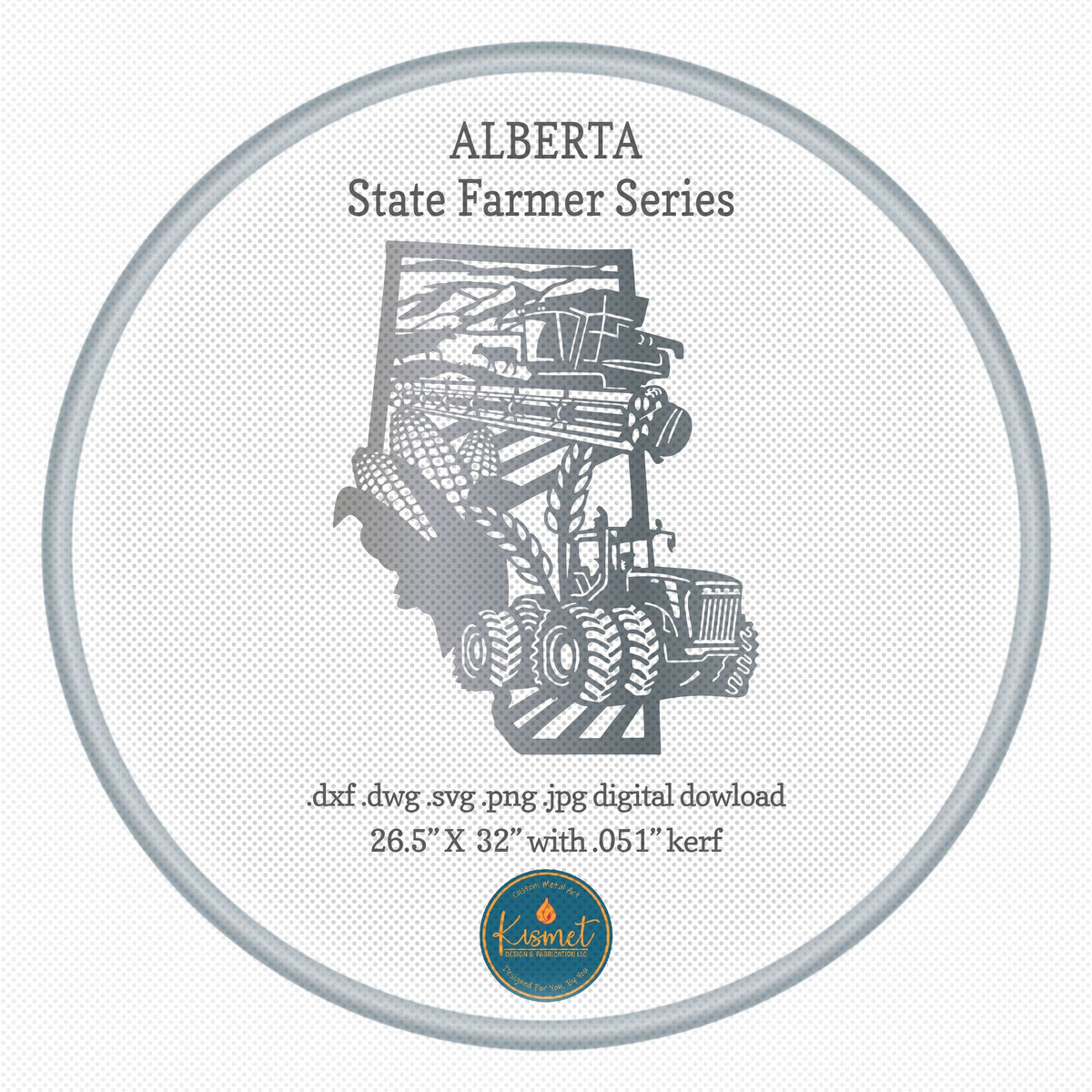 Alberta Farm Signs, Set of 2 DXF/SVG design preview with file details (photo 7)