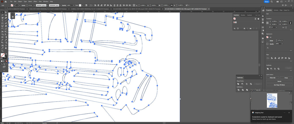 California Farm Signs, Set of 2 vector paths in design software (photo 10)
