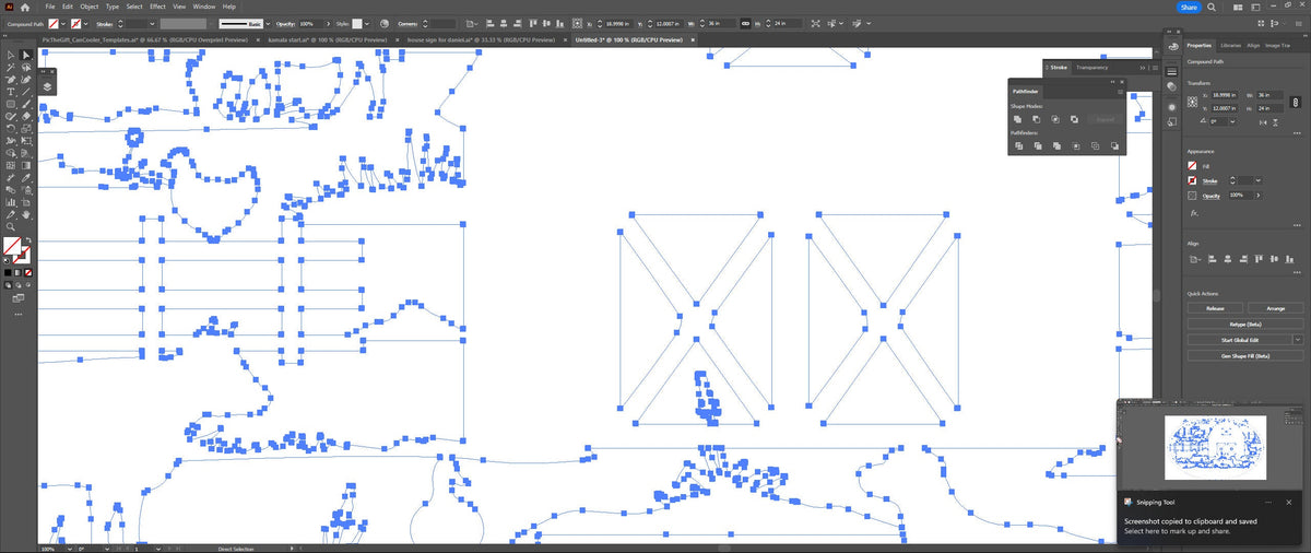 Barnyard Animals Farm Sign vector paths in design software (photo 8)