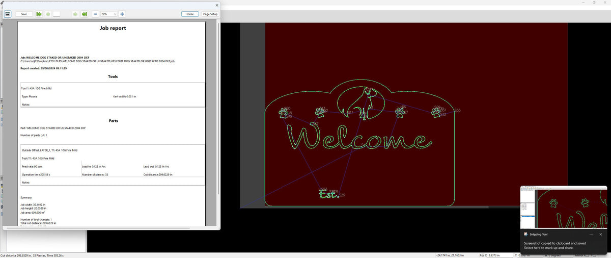 Personalized Pet Welcome Sign vector paths in design software (photo 6)