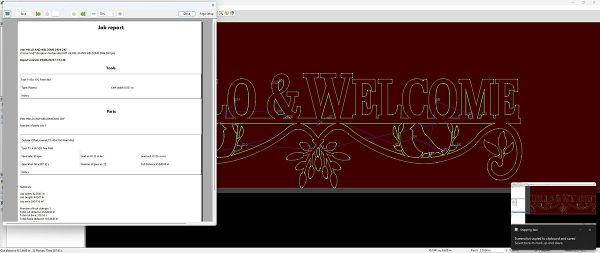 Hello Welcome Sign vector paths in design software (photo 4)