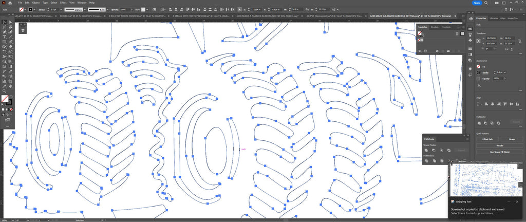 Alberta So God Made a Farmer Sign vector paths in design software (photo 10)