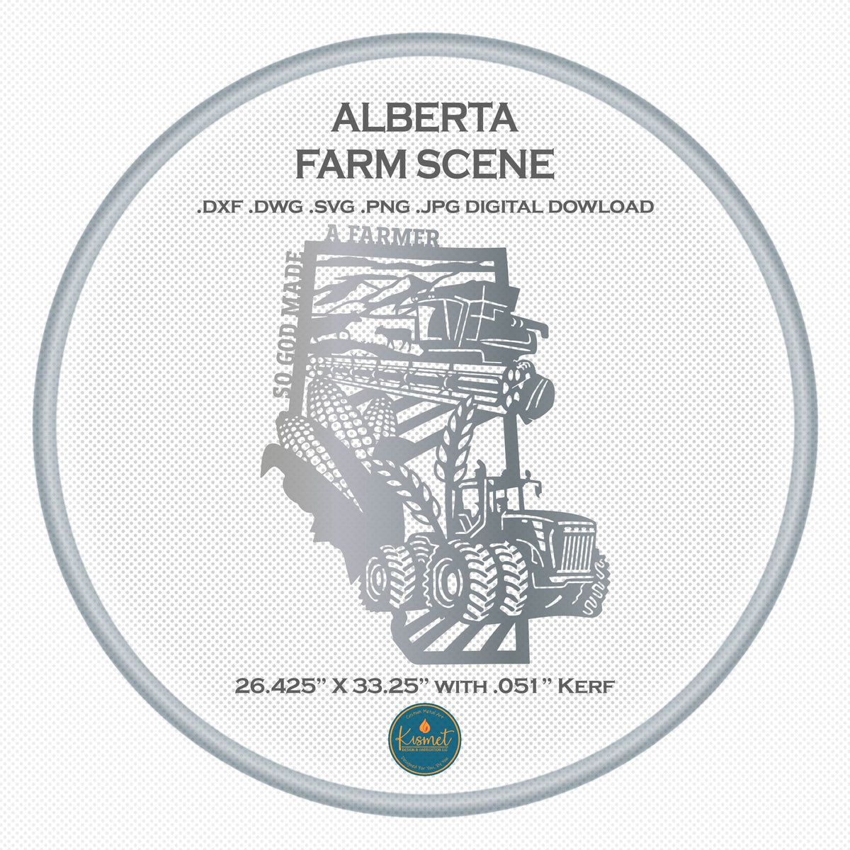Alberta Farm Signs, Set of 2 DXF/SVG design preview with file details (photo 3)
