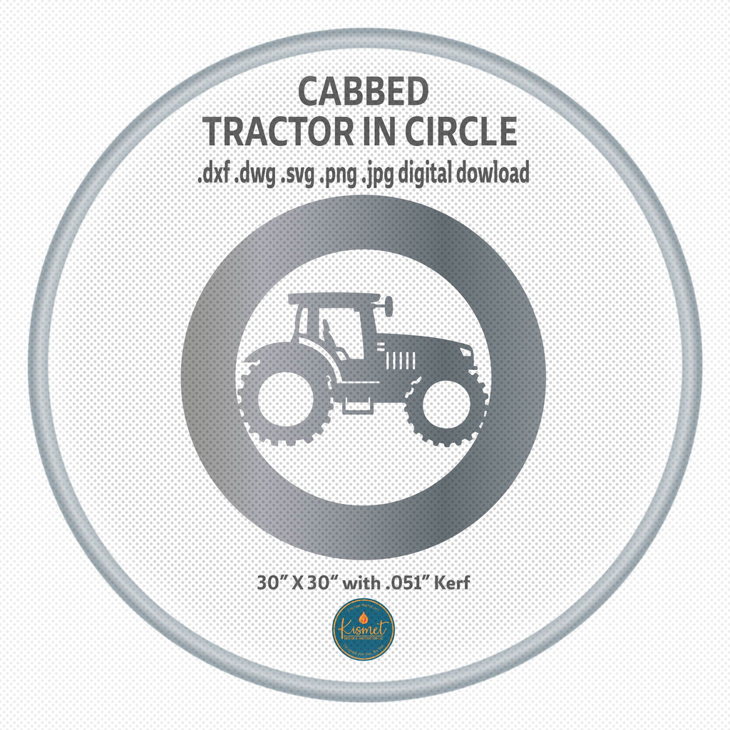 Personalized Tractor Ranch Sign DXF/SVG design preview with file details (photo 2)