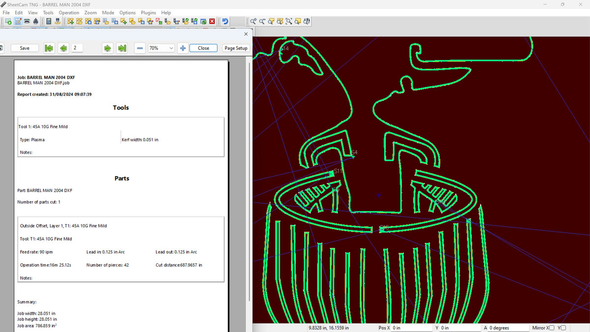Barrel Man Round Bar Sign vector paths in design software (photo 9)