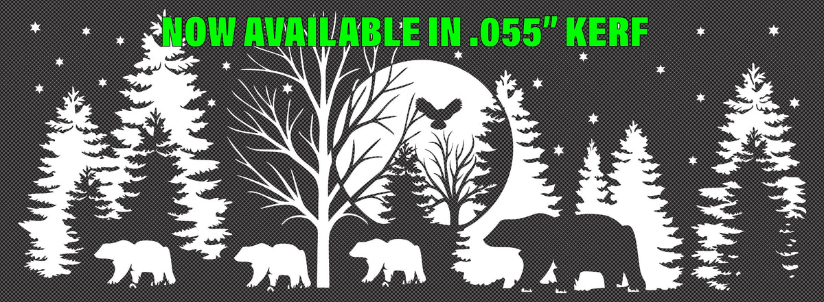Bear Railing Panel DXF/SVG design preview with file details