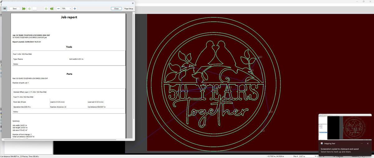 50 Years Together Love Birds vector paths in design software (photo 7)