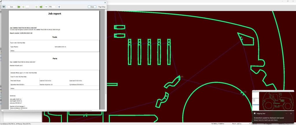 Personalized Tractor Ranch Sign vector paths in design software (photo 4)