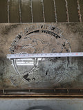 Flying Witch on Broom finished metal example