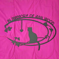 Cat Memorial Oval finished metal example