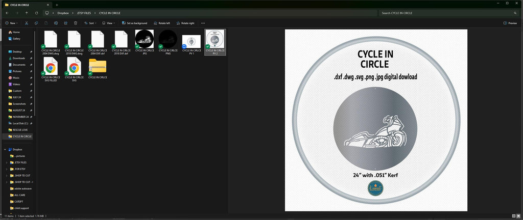 Motorcycle Circle Sign vector paths in design software (photo 8)