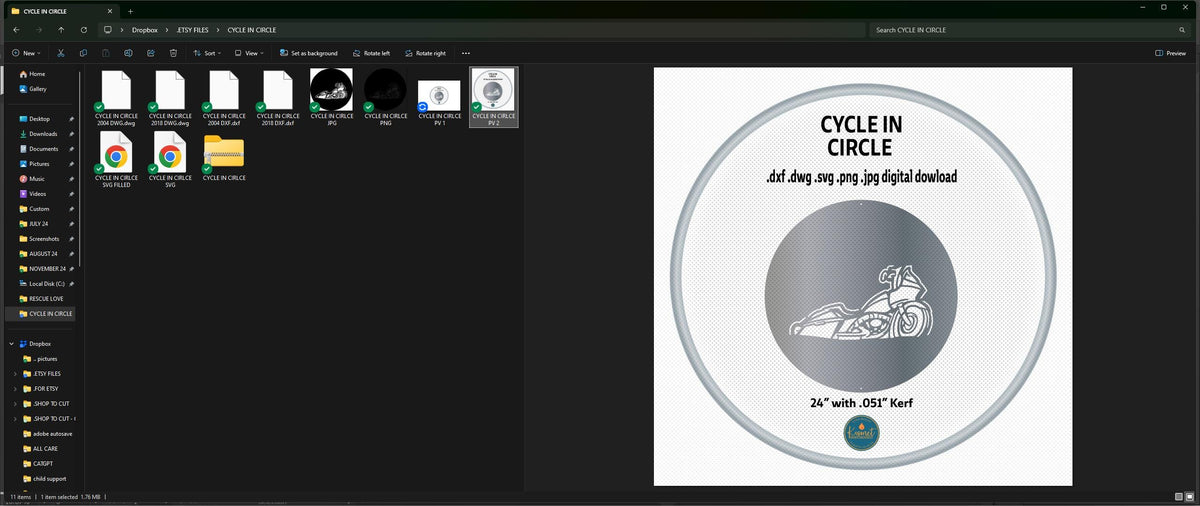 Motorcycle Circle Sign vector paths in design software (photo 8)