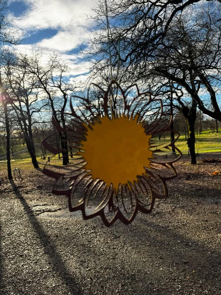 Sunflower Bloom finished metal example (photo 9)