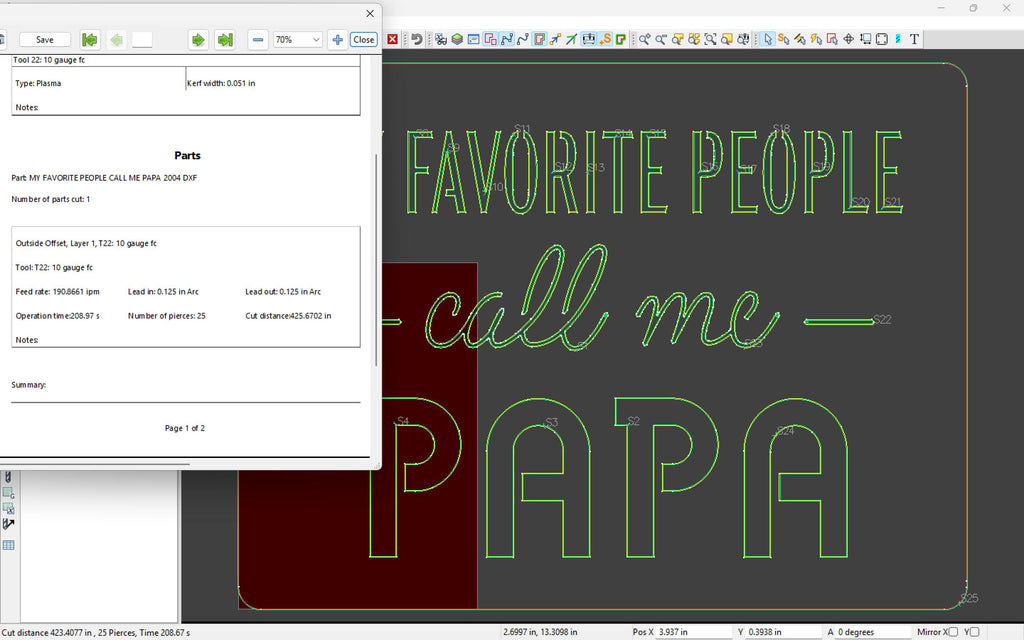 My Favorite People Call Me Papa vector paths in design software (photo 7)