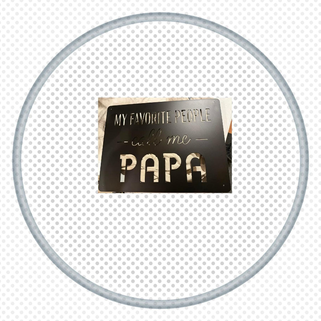 My Favorite People Call Me Papa DXF/SVG design preview with file details