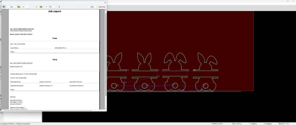 Four Split Bunny Monograms vector paths in design software (photo 8)