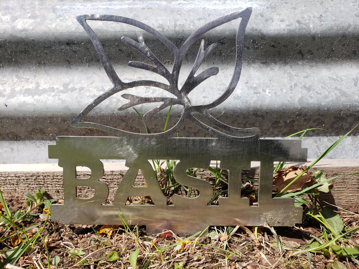 Basil Garden Stake finished metal example (photo 2)