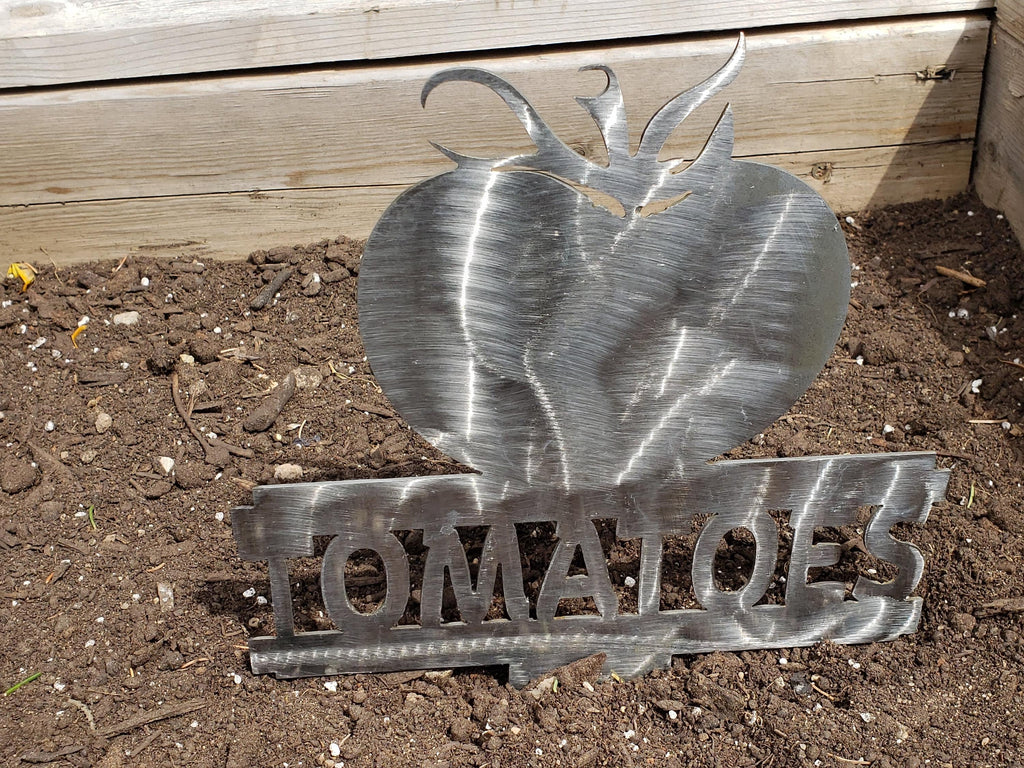 Tomato Garden Stake finished metal example (photo 2)