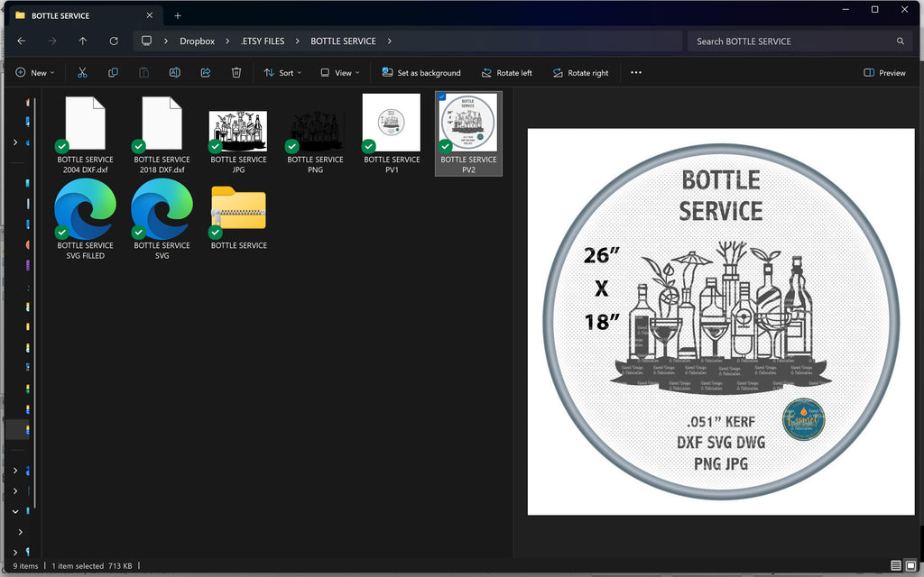Liquor Bottles Personalized Bar Sign vector paths in design software