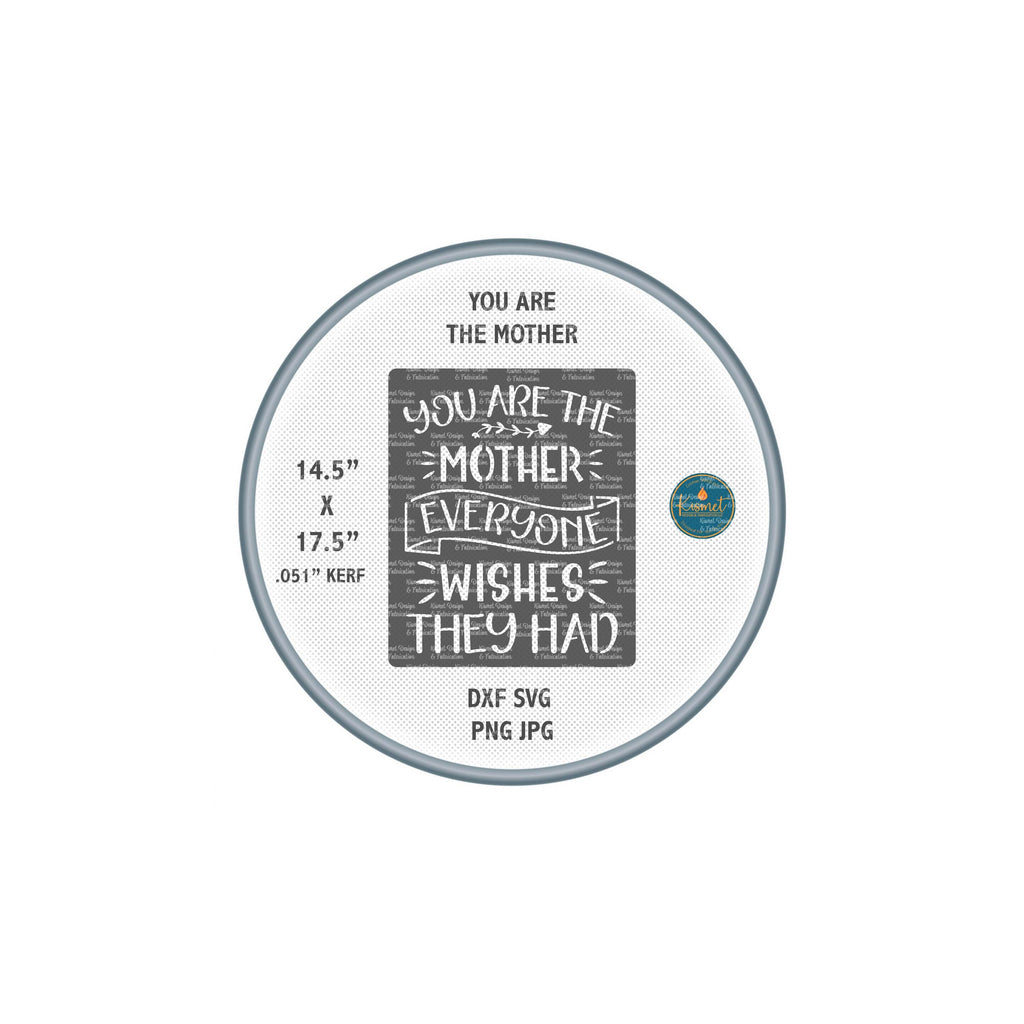 Mother’s Day Sign DXF/SVG design preview with file details (photo 2)