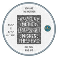 Mother’s Day Sign DXF/SVG design preview with file details