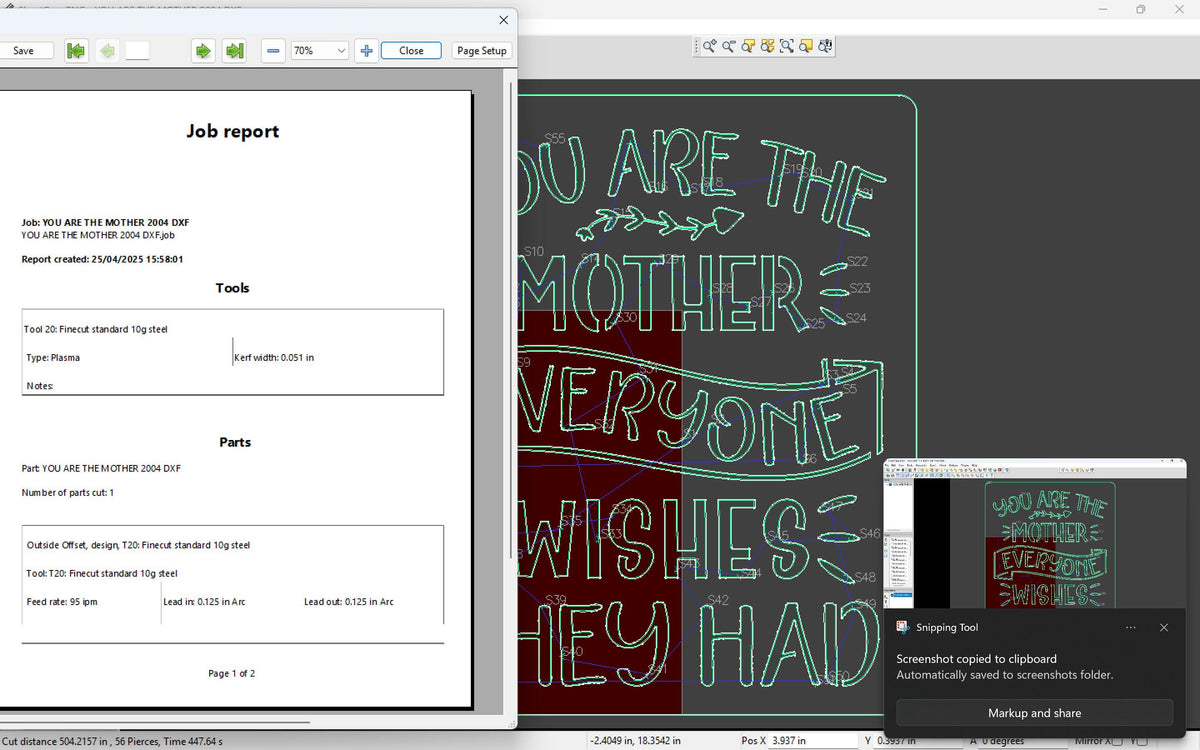 Mother’s Day Sign vector paths in design software (photo 6)