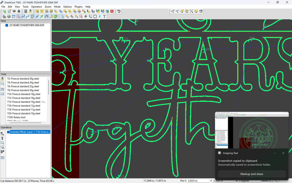 25 Years Together Love Birds Sign vector paths in design software (photo 8)