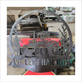 Corn Field Tractor Custom Name Sign finished metal example