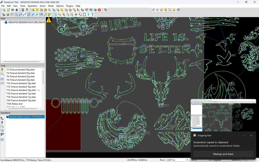 Drop Out Negative Design Pack vector paths in design software (photo 4)