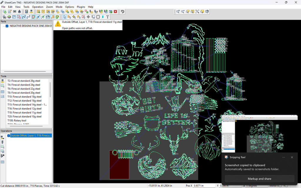 Drop Out Negative Design Pack vector paths in design software (photo 6)