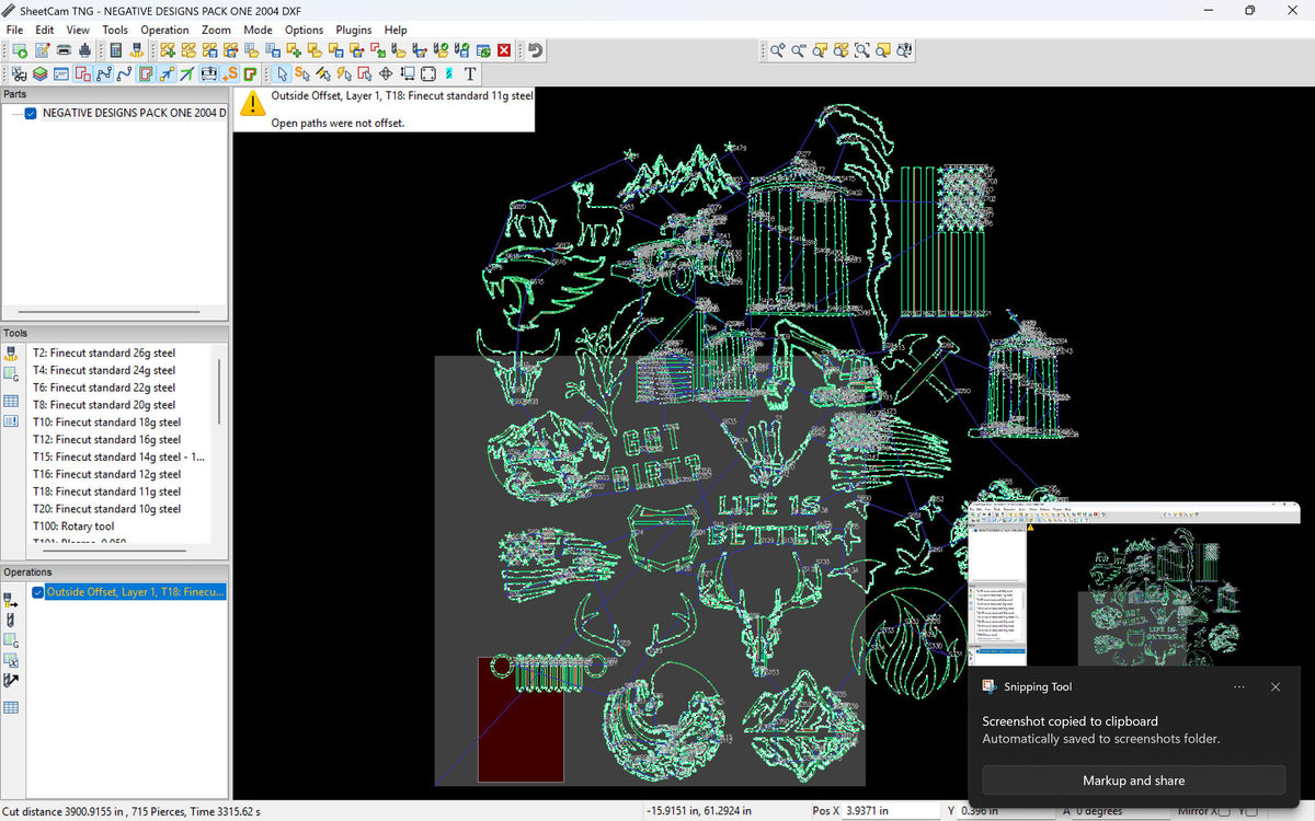 Drop Out Negative Design Pack vector paths in design software (photo 6)