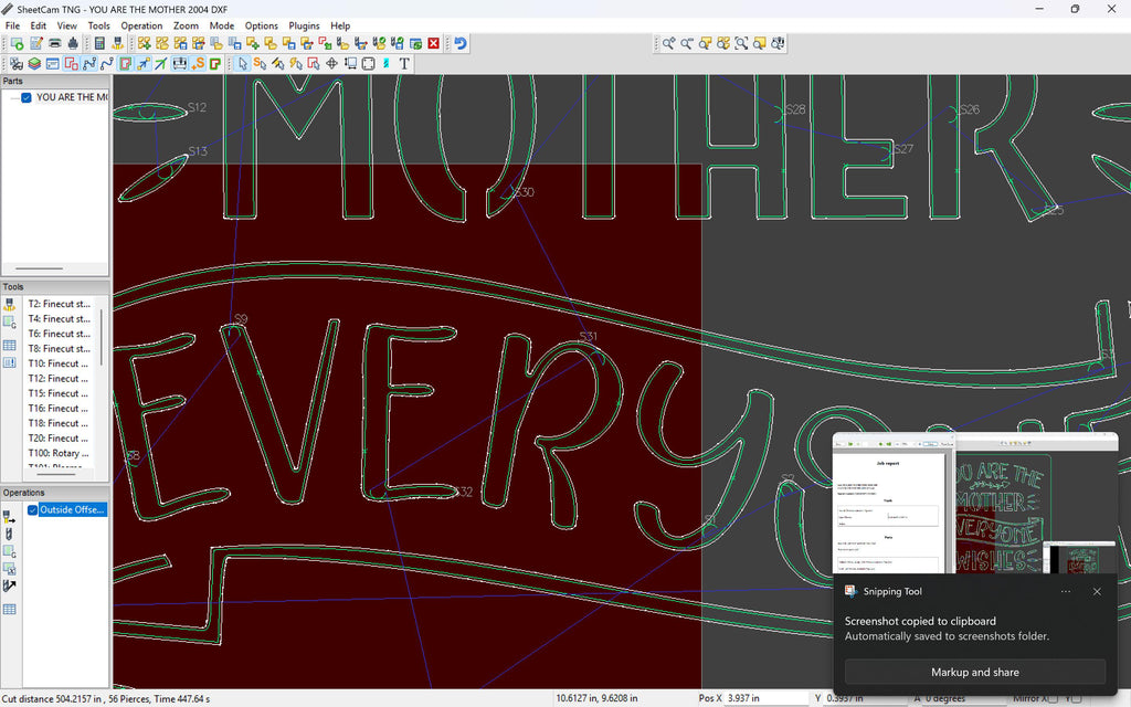 Mother’s Day Sign vector paths in design software (photo 5)