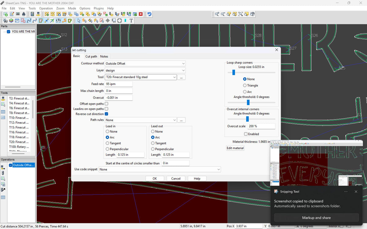 Mother’s Day Sign vector paths in design software (photo 4)