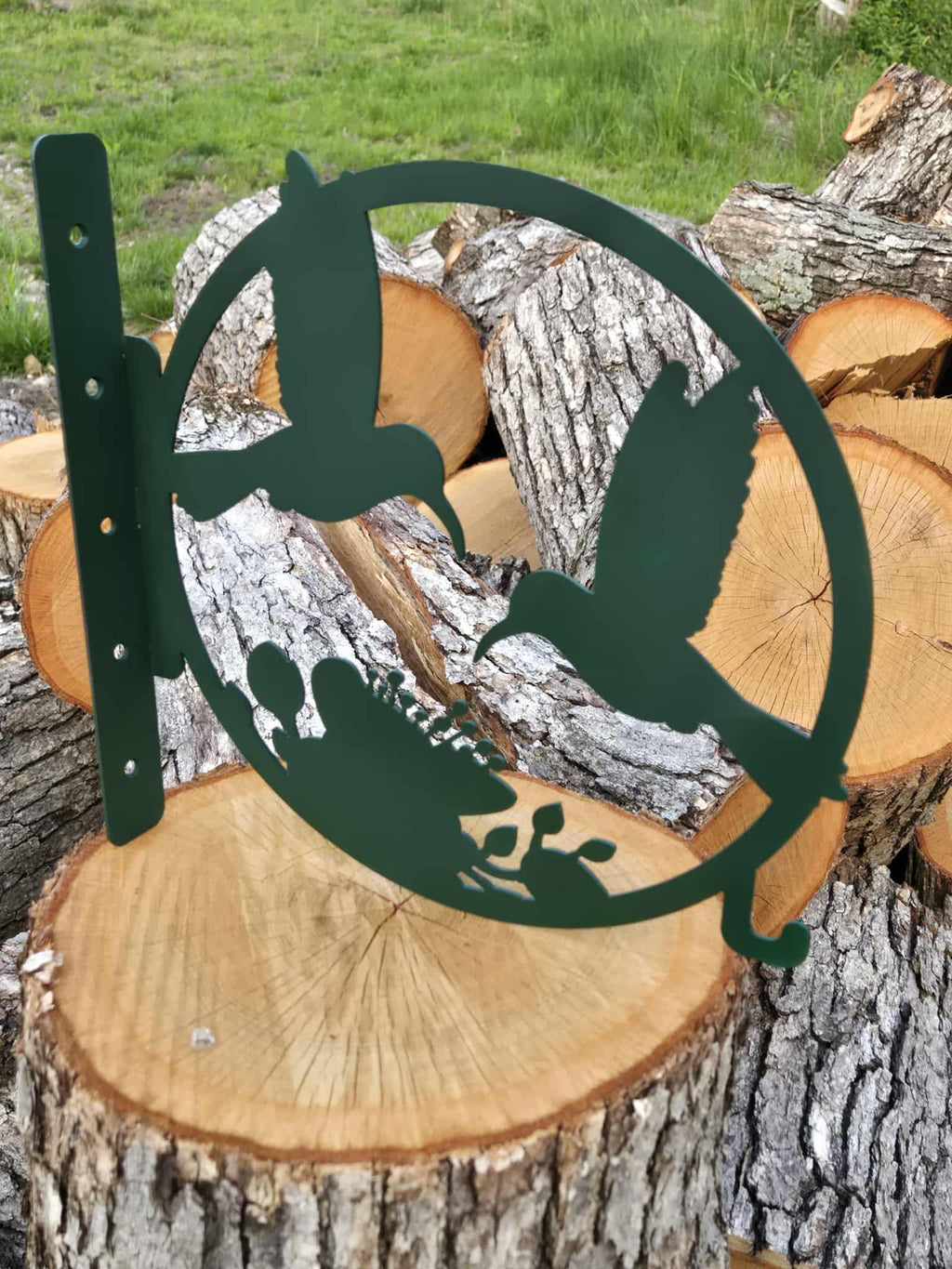 Hummingbird Feeder Hanger finished metal example (photo 5)