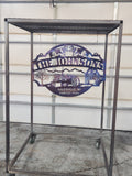 Cow Ranch Farm Sign finished metal example