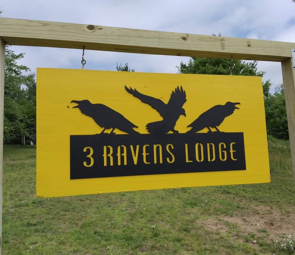 Three Ravens Lodge finished metal example (photo 8)
