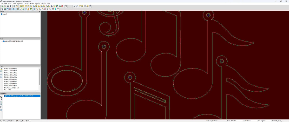 Music Note Christmas Ornaments vector paths in design software (photo 4)