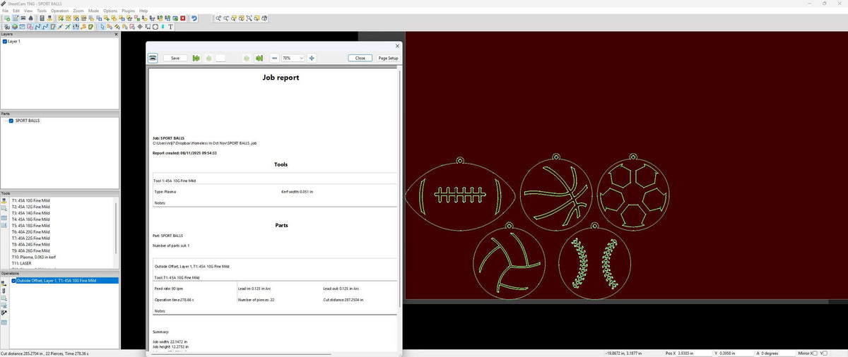 Five Sports Ball Ornaments vector paths in design software (photo 4)