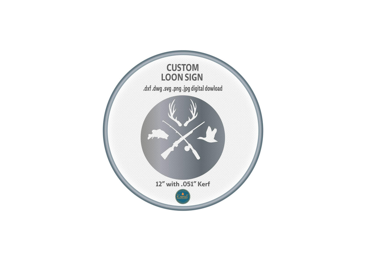 Fish Hunting Sign DXF/SVG design preview with file details (photo 10)