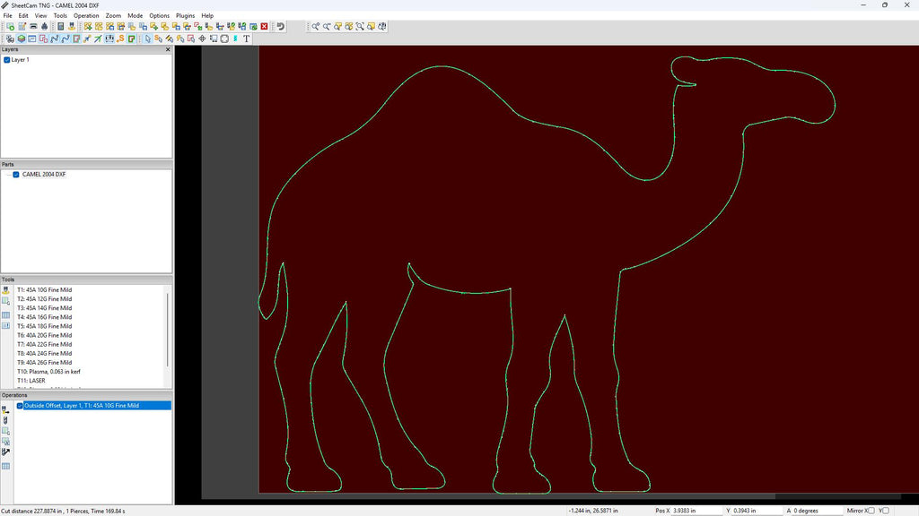 Nativity Animals Set vector paths in design software (photo 8)