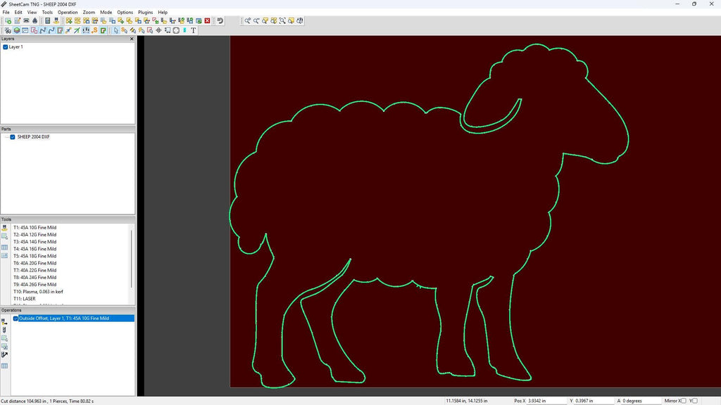 Nativity Animals Set vector paths in design software (photo 5)