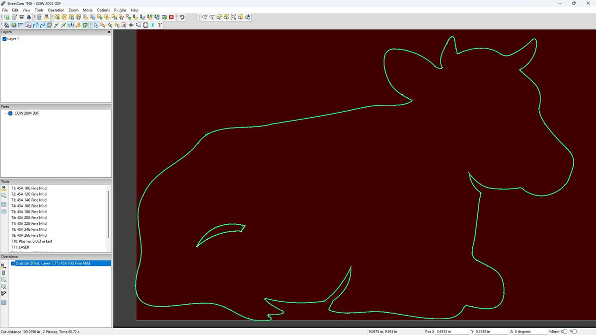 Nativity Animals Set vector paths in design software (photo 7)