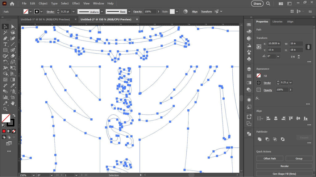 He Is Risen Easter Cross vector paths in design software (photo 4)