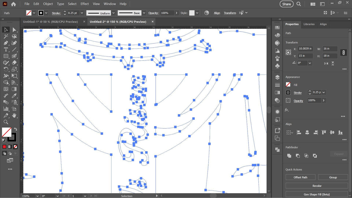 He Is Risen Easter Cross vector paths in design software (photo 4)
