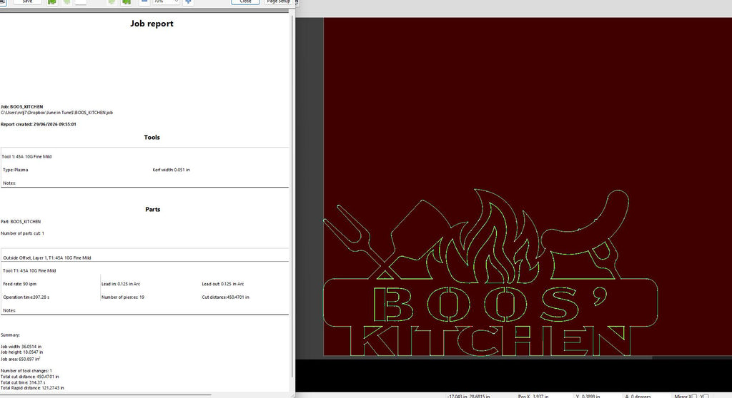 Outdoor Kitchen Grill Sign vector paths in design software (photo 3)