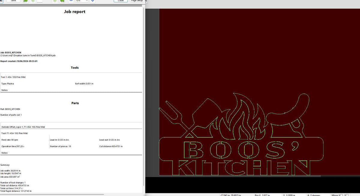 Outdoor Kitchen Grill Sign vector paths in design software (photo 3)