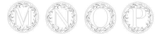 A–Z Vine Letter Monograms artwork preview (photo 9)